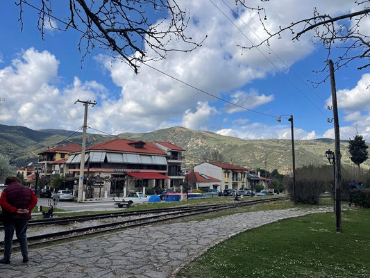 ein kleines Dorf in den Bergen