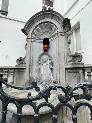 der weltbekannte Manneken Pis
