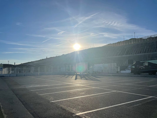 Sonnenaufgang in Tanger Med