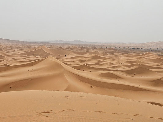 Sand, so weit das Auge reicht