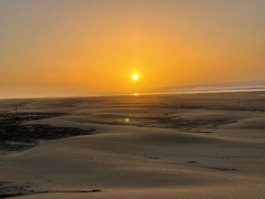 direkt am Strand sollte natürlich auch der Sonnenuntergang perfekt werden