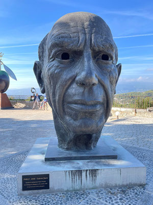 eine Statue zu ehren Pablo Picassos