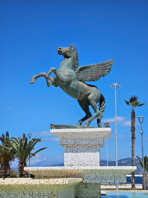 Statue des Pegasus