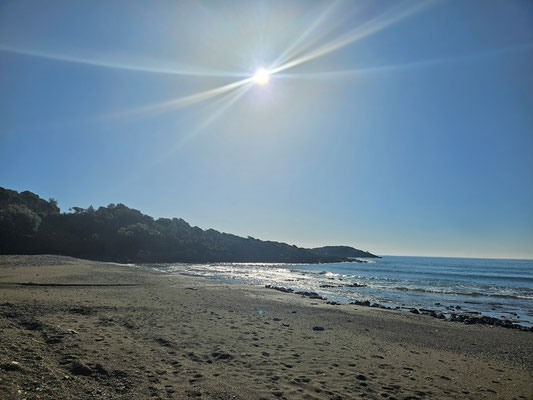 kleine Bucht, einsamer Strand - nur für uns alleine!