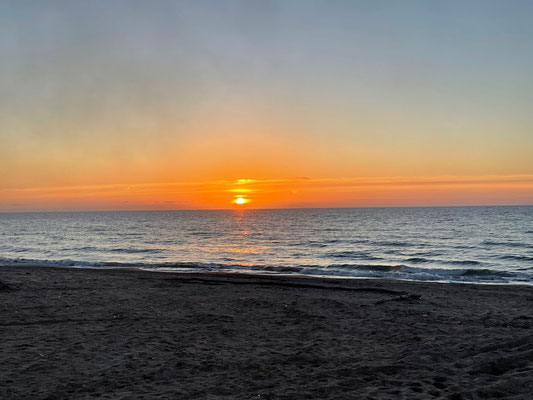 und wieder geht die Sonne unter