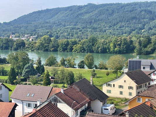 tolle Aussicht von der Dachterasse meines Bruders - danke für den tollen Abend