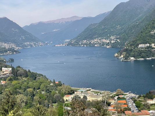 schon fast in der Schweiz - der Comersee