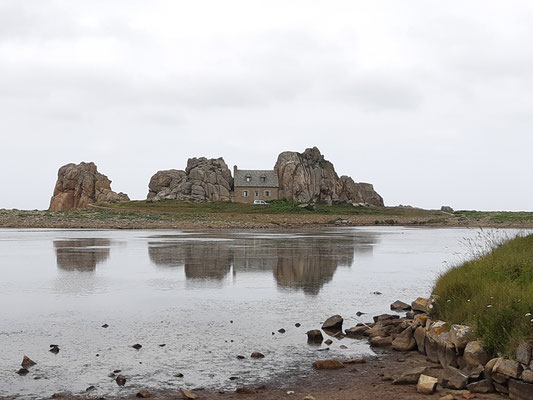 Anscheinend das meist fotografierte Haus der Bretagne ...