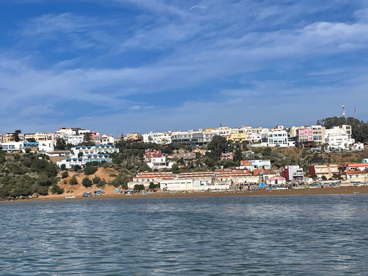 unten wieder der "Hafen" von Moulay Bousselham ...