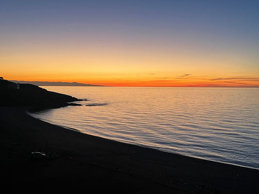 die Stimmung nach dem Sonnenuntergang ist sensationell