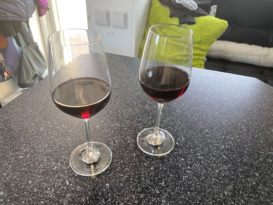 Und wir geniessen zu Ehren von Brigitte unsere letzte Flasche Wein