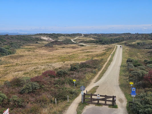 die Fahrradwege sind gut gekennzeichnet und führen durch tolle Landschaften ...
