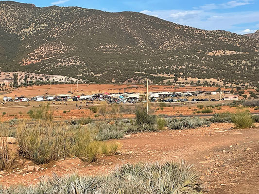 der Wochenmarkt, nur ca. 1.5 km entfernt