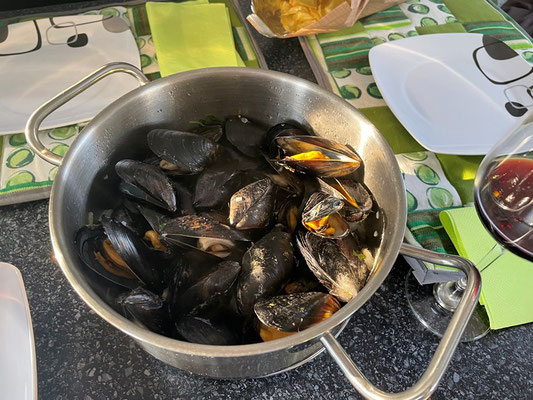 frische Cozze, welche wir natürlich am Markt gekauft haben