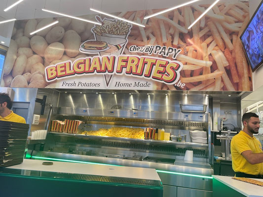 auch die Belgischen Fritten sind weltberühmt