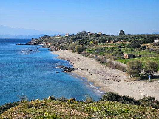 unser einsamer Strand
