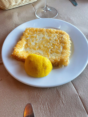 spannende Vorspeise: gebratener Feta