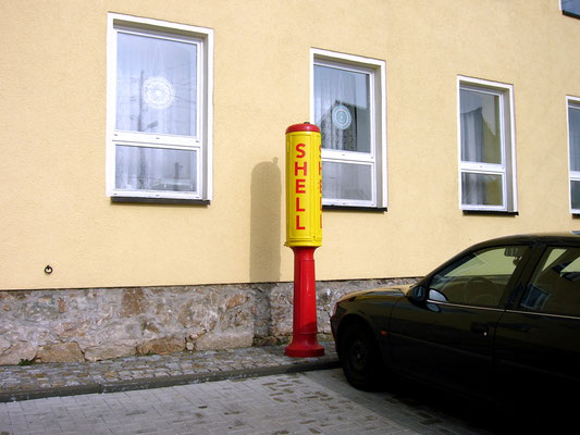 Bild: Seeligstadt Tanksäule Seeligstadt Erbgericht