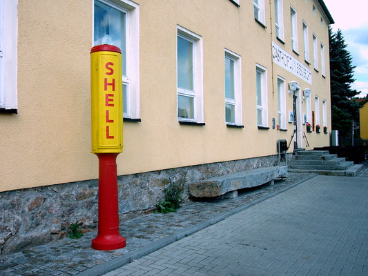 Bild: Seeligstadt Tanksäule Seeligstadt Erbgericht