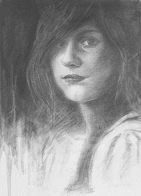  Graphit/Mischtechnik auf Papier 40x30
