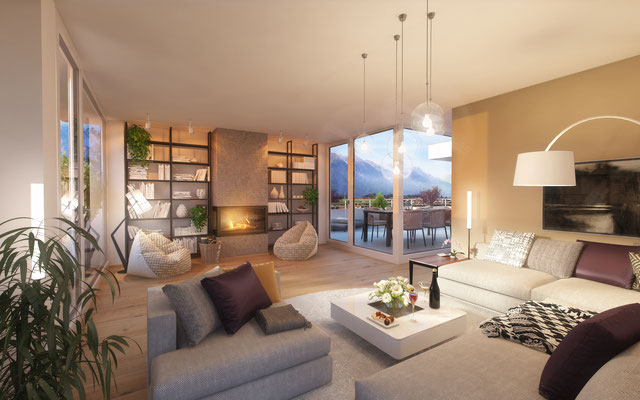 Wiesenweg Axams BauArt Immobilien Wohnung  Zimmer Innsbruck Land Tirol Neubau Projekt kaufen 