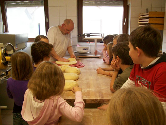 Bäckereibesuch bei der Bäckerei Hornung in Selbach