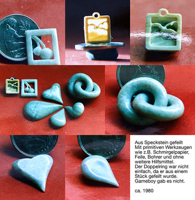 Speckstein / filigrane Handarbeit / 1980