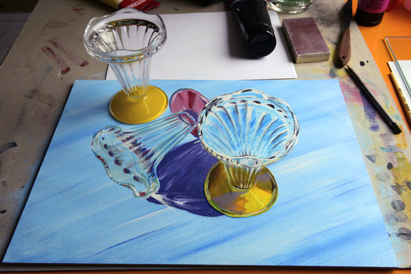 GLAS / 2. Acrylbild / Sept. 2019