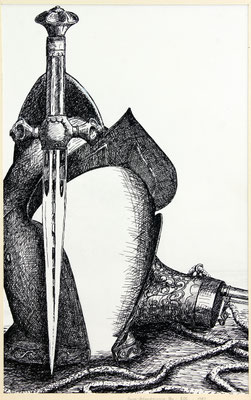 Germanisches Museum, Tusche / 1982 