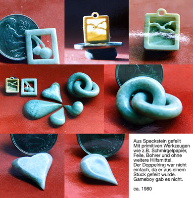 Speckstein / filigrane Handarbeit / 1980