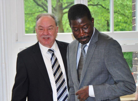 Otmar Schick und Talla Sylla