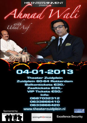 Ahmad Wali Concert 2013 Rotterdam