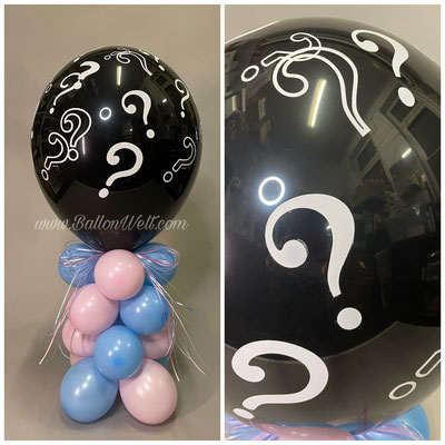 Mit diesem Ballon verrätst du das Geschlecht deines Kindes. ohne Helium. Preis: 25,00€  ( ca. 80cm ) Hält min. 3-5 Tage