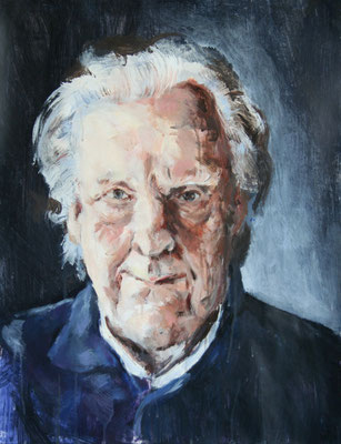 alain badiou - acrylique sur papier - 65 x 50 cm - 2012