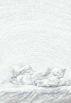 Sketch for Swirl-Daily scene(Awake) [Paper, Pencil, ~20x13cm, 2007]