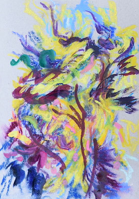 Saturations 8/12 [Oil and soft pastel on cardboard, 28x20cm, 2025]