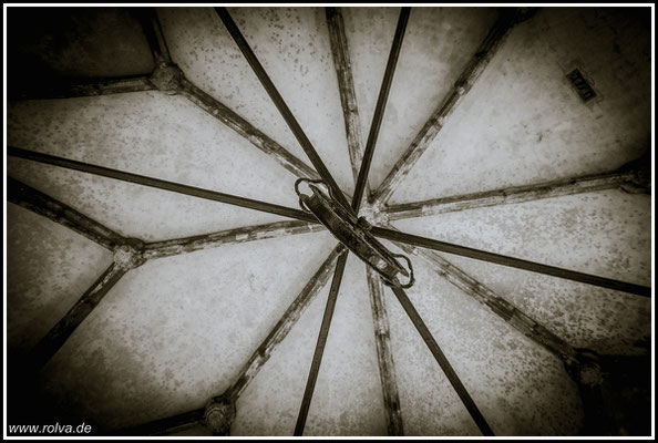 Deckenspiegel#Zisterne #Grote Kerk Veere# Schwarz Weiss