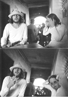 Louis Flamel mit Regina Kassner in Pondicherry (März 1979)