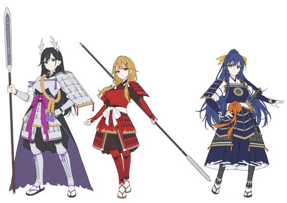2025/03　ボイスドラマ作品「戦国繚乱美少女伝」　キャラクターデザイン