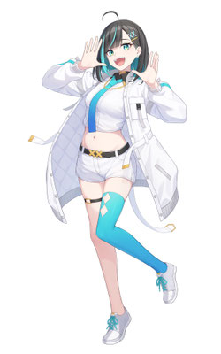 2025/08　八重閃凪×AIICOデジタルグッズコラボ　八重閃凪グッズイラスト