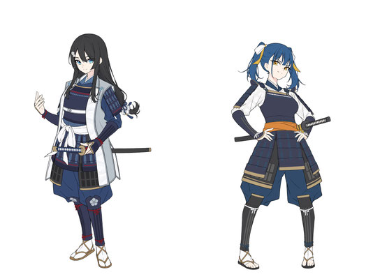 2025/03　ボイスドラマ作品「戦国繚乱美少女伝」　キャラクターデザイン