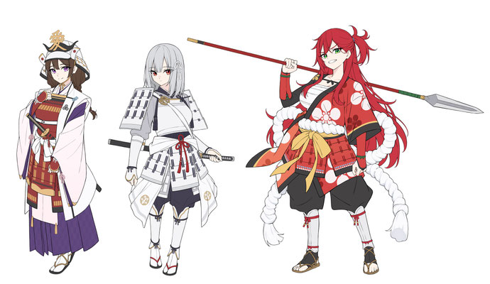 2025/03　ボイスドラマ作品「戦国繚乱美少女伝」　キャラクターデザイン