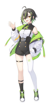 2023/02　VTuber 八重閃凪様　キービジュアルイラスト