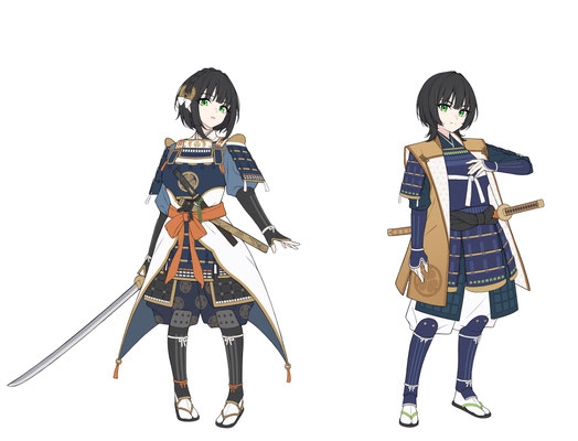 2025/03　ボイスドラマ作品「戦国繚乱美少女伝」　キャラクターデザイン