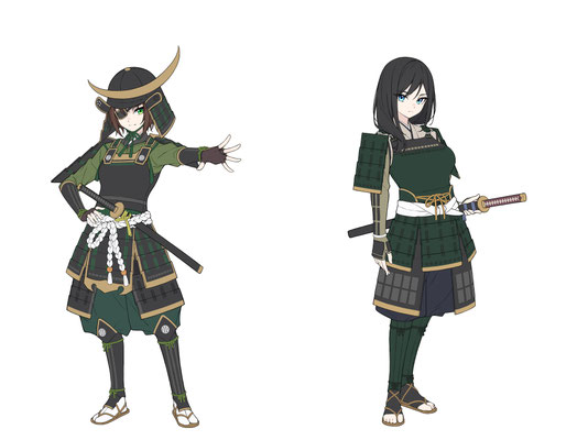 2025/03　ボイスドラマ作品「戦国繚乱美少女伝」　キャラクターデザイン