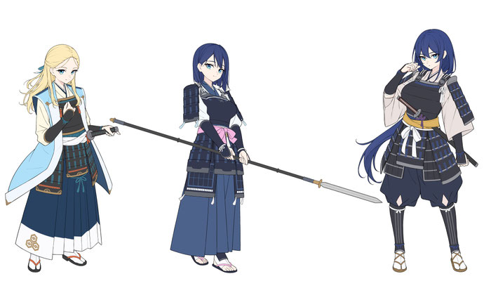 2025/03　ボイスドラマ作品「戦国繚乱美少女伝」　キャラクターデザイン