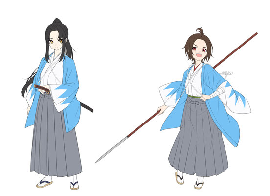 2024/02　ボイスドラマ作品「幕末動乱美少女伝」　キャラクターデザイン