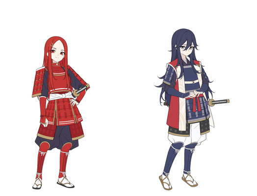 2025/03　ボイスドラマ作品「戦国繚乱美少女伝」　キャラクターデザイン