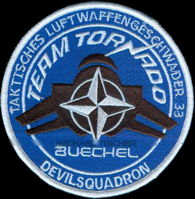 Taktisches Luftwaffengeschwader 33, Büchel, 332 Devilssquadron, Team Tornado Buechel (blue)