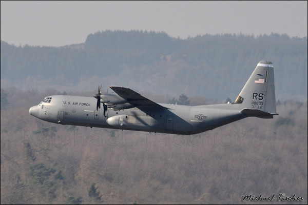 C-130J, 8-8603, "37 AS" 3/13/2014, AZ-North, picture taken at Zell-Barl